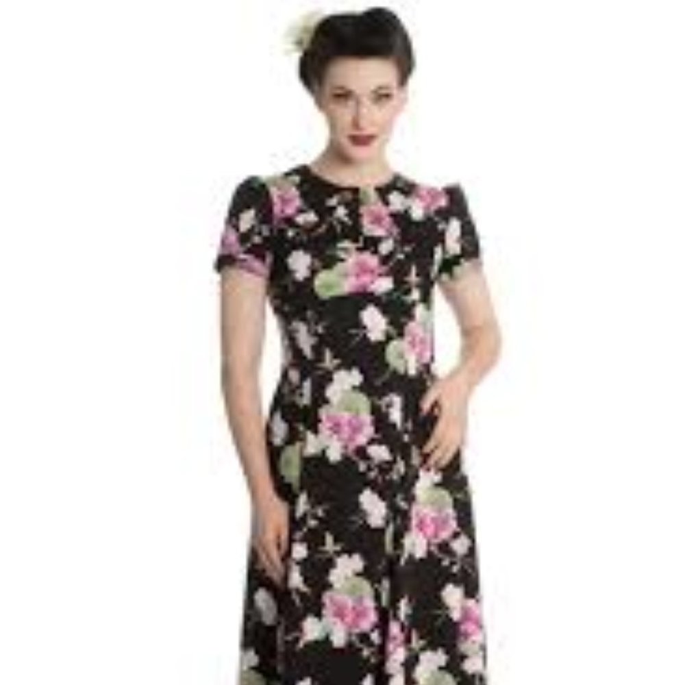 Retro 1940s-50s Vixen 'Freya' dress by Hell Bunny